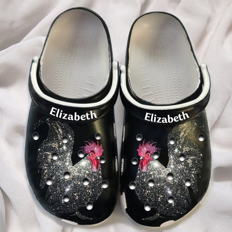 Galaxy Chicken Personalized Shoes Clogs Gifts For Birthday Christmas