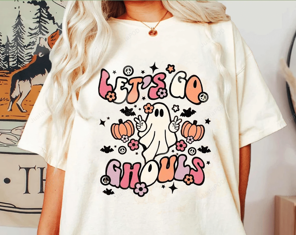 Let’S Go Ghouls Shirt, Spooky Season Halloween Shirt, Spooky Halloween Gifts, Halloween Ghost Gifts, Halloween Cute Shirt, Retro Halloween Shirt, Fall Shirt, Spooky Mug, Ghost Shirt, Pumpkin Shirt