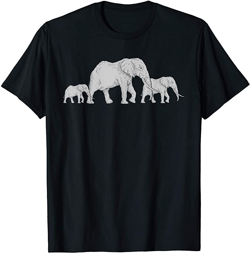 Africa Safari Family Animal Lover Zoo Keeper Elephant T-Shirt