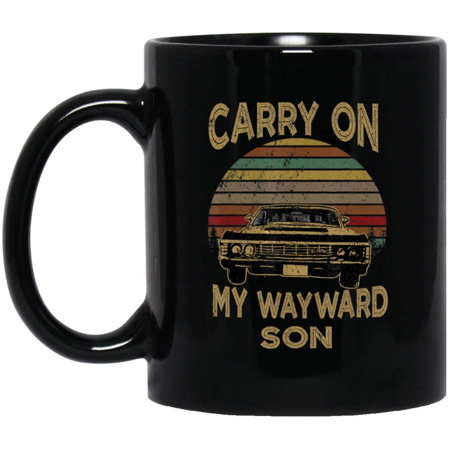 Carry On My Wayward Son – Vintage Retro Coffee Mug