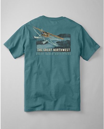 Eddie Bauer Classic Graphic Shirt Seaplane Eddie Bauer Shirt