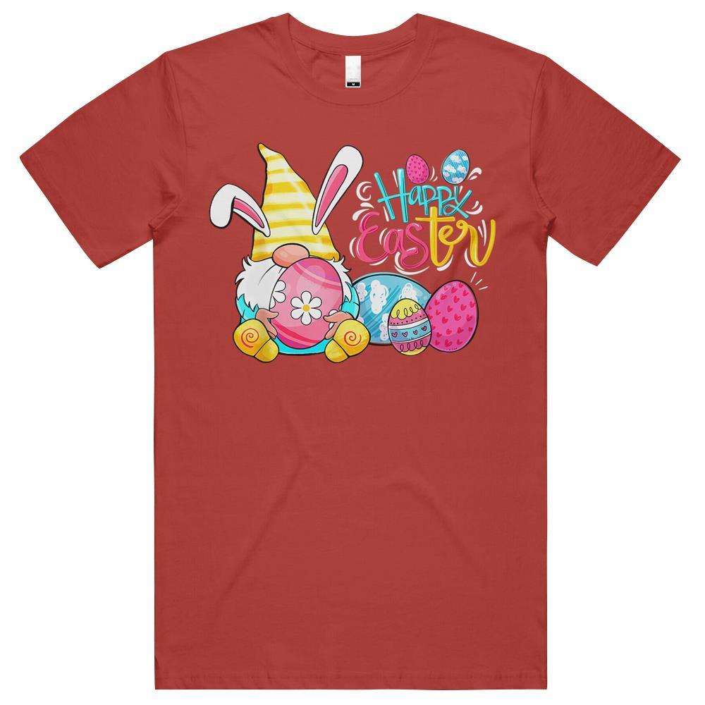 Bunny Gnome Rabbit Eggs Hunting Happy Easter Day Funny Gifts T Shirts