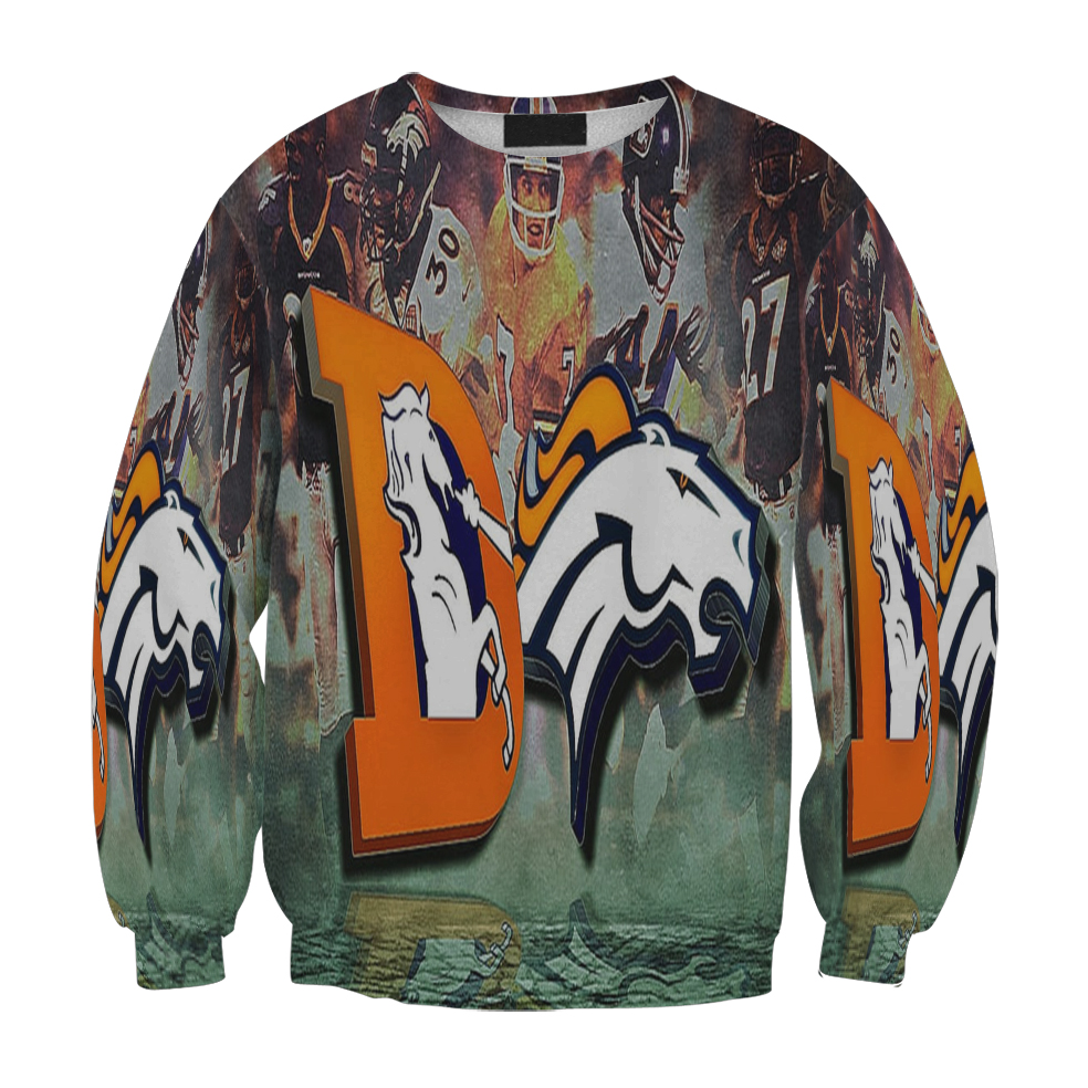 Denver Broncos Emblem V32 Gift For Fan 3D Full Printing Sweatshirt