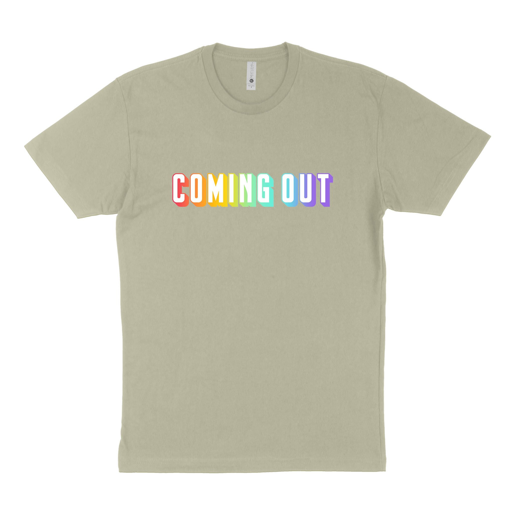 LGBT Unisex’s Graphic Tees, LGBT Fashion Designs, Graphic Unisex T-Shirt, Husband Wife Personalized Gifts, Coming Out Next Level 3600 Unisex T-Shirt