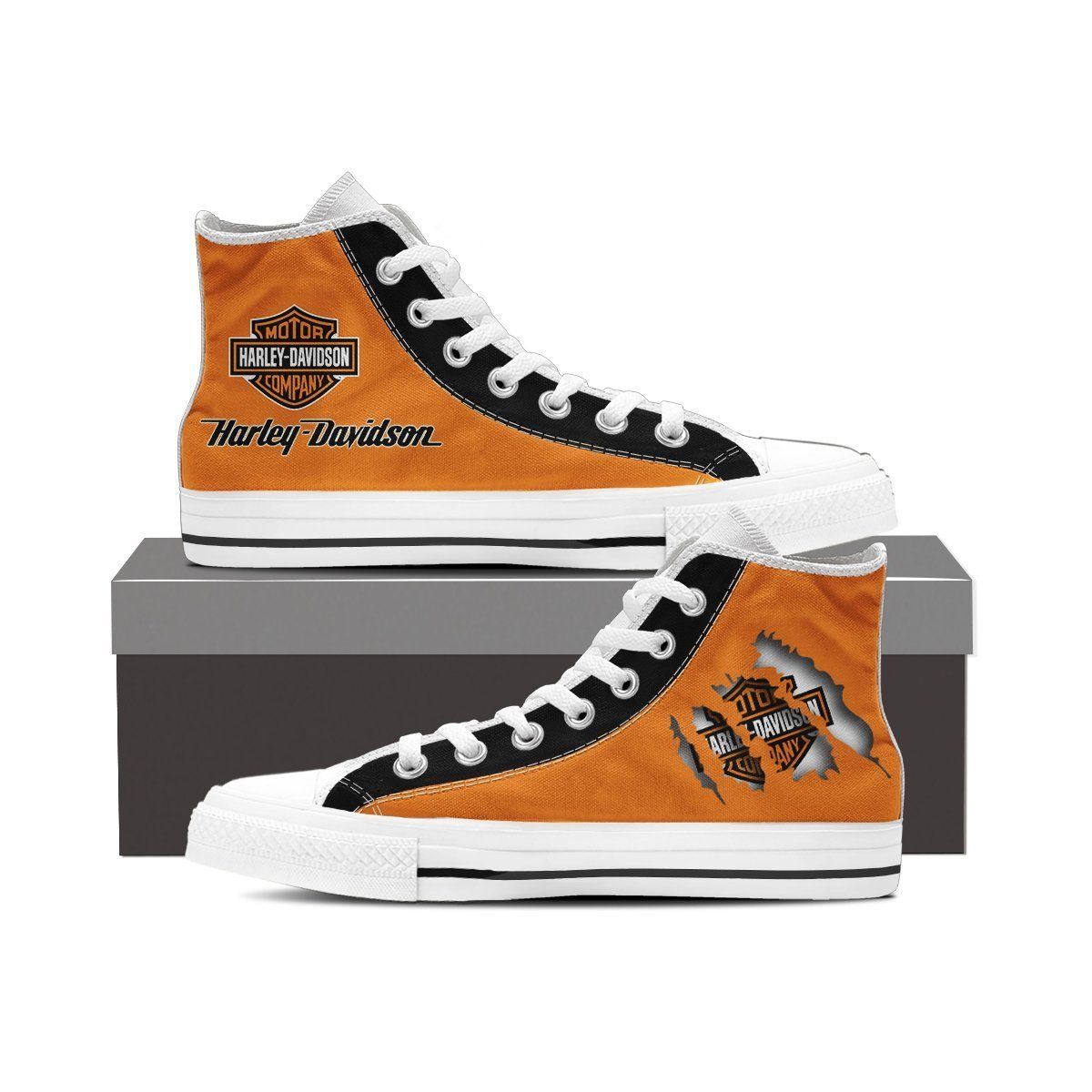 HD HIGH TOP CANVAS SHOES NS09127