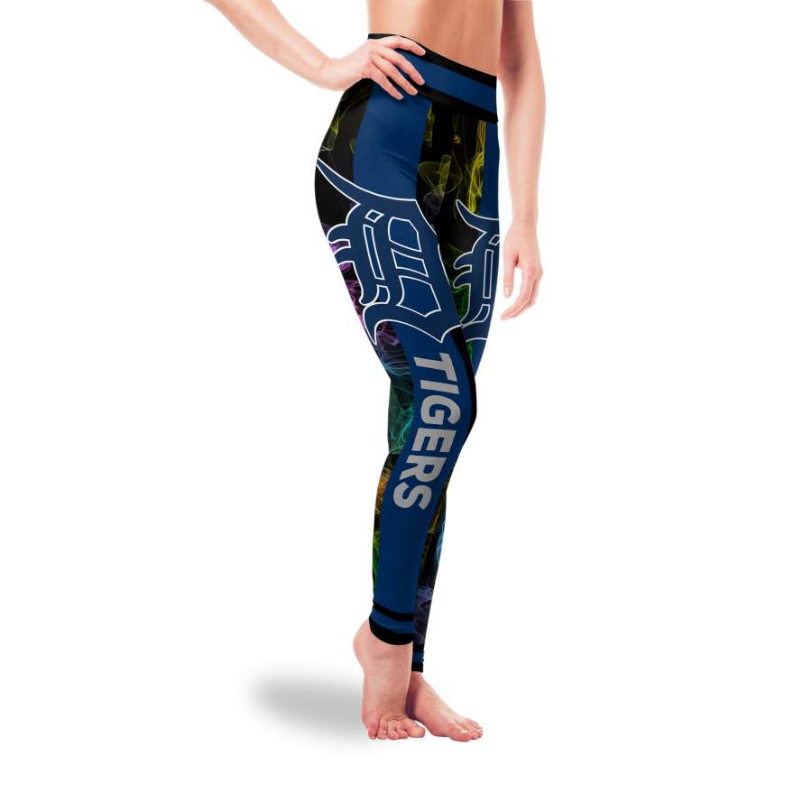 Mysterious Smoke Colors Detroit Tigers Leggings