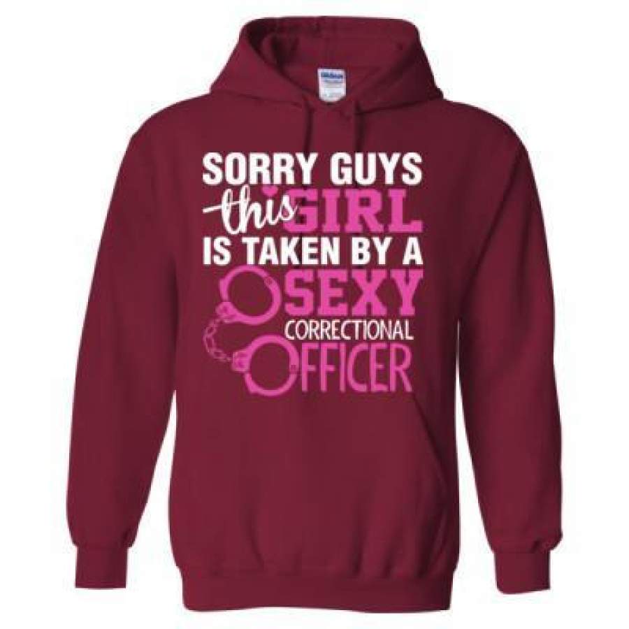 AGR Sorry Guys This Girl Taken By Correctional Officer – Heavy Blend™ Hooded Sweatshirt