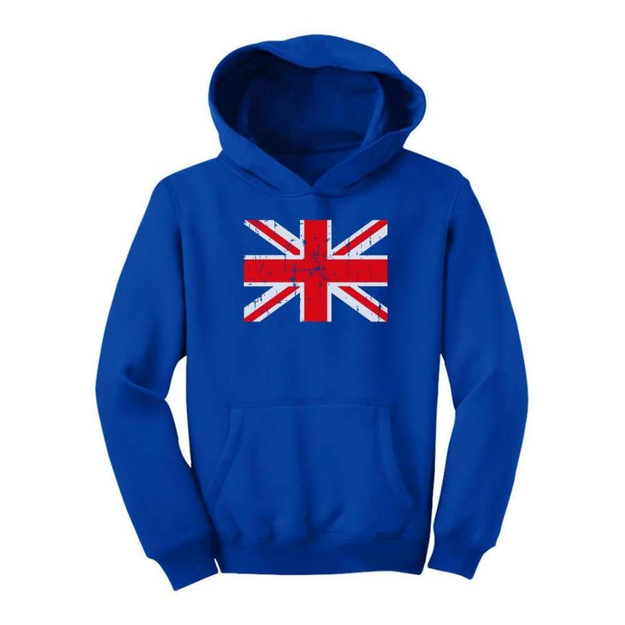 Vintage United Kingdom Flag Youth Hoodie