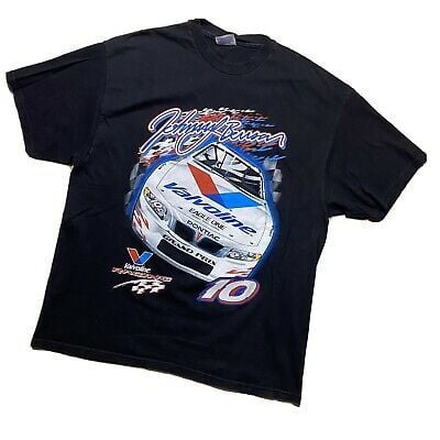 Vintage Johnny Benson Valvoline Racing Shirt   Nascar 9643