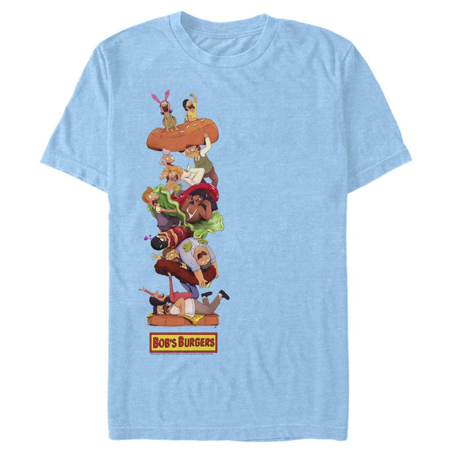 Bob’s Burgers Men’s Character Squish  T Shirt