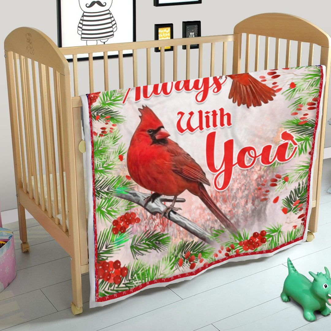 Chi Red Cardinal Fleece Blanket bf1877