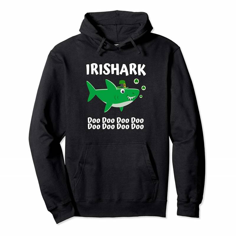 St Patricks Day Shirt Kids Toddler Women Men Irish Shark Tee Pullover Hoodie