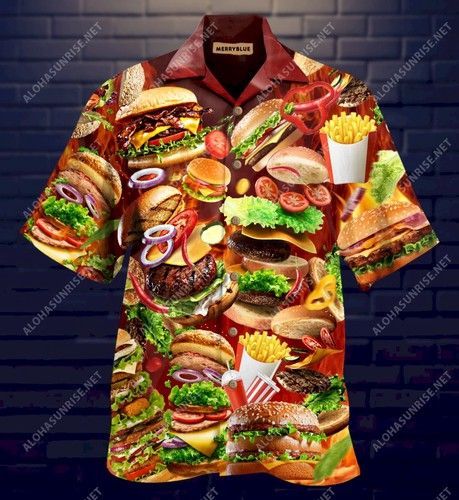 All I Need Is You And Hamburger Unisex Hawaiian Shirt