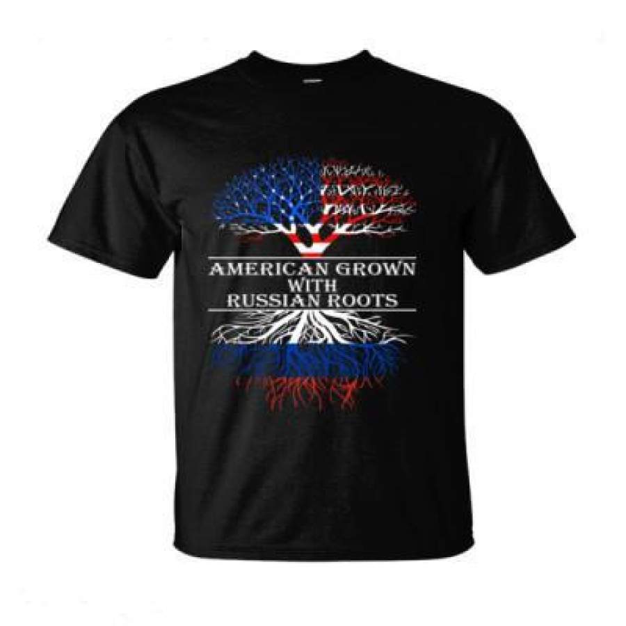 AGR American Grown With Russian Roots – Ultra-Cotton T-Shirt