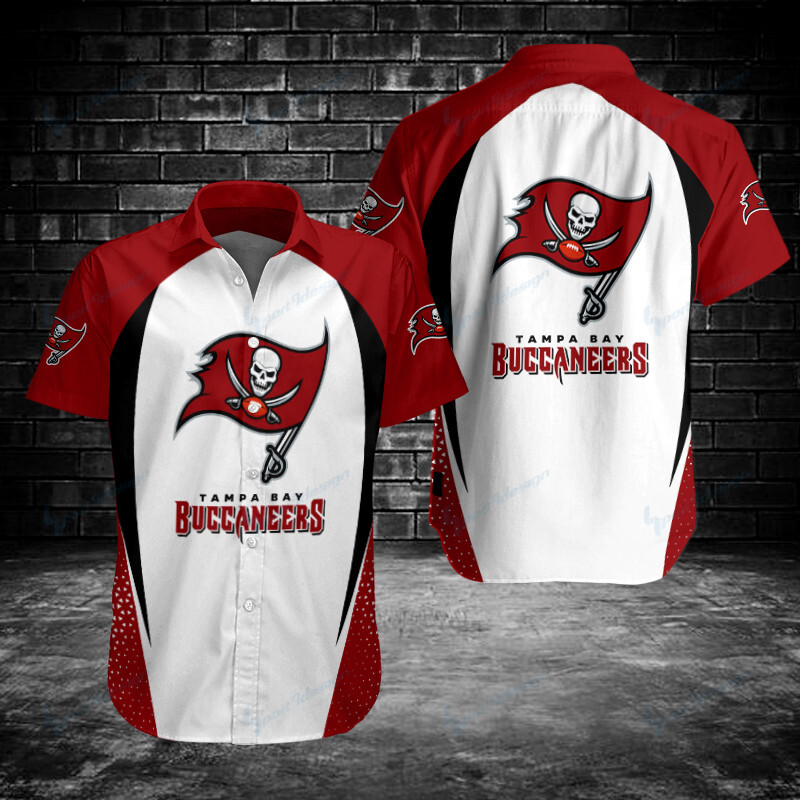 Tampa Bay Buccaneers Button Shirts Bg95