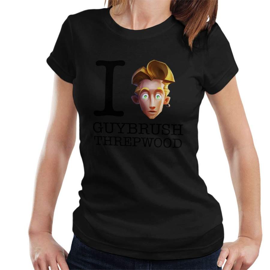 Monkey Island I Love Guy Threepwood Women’s T-Shirt