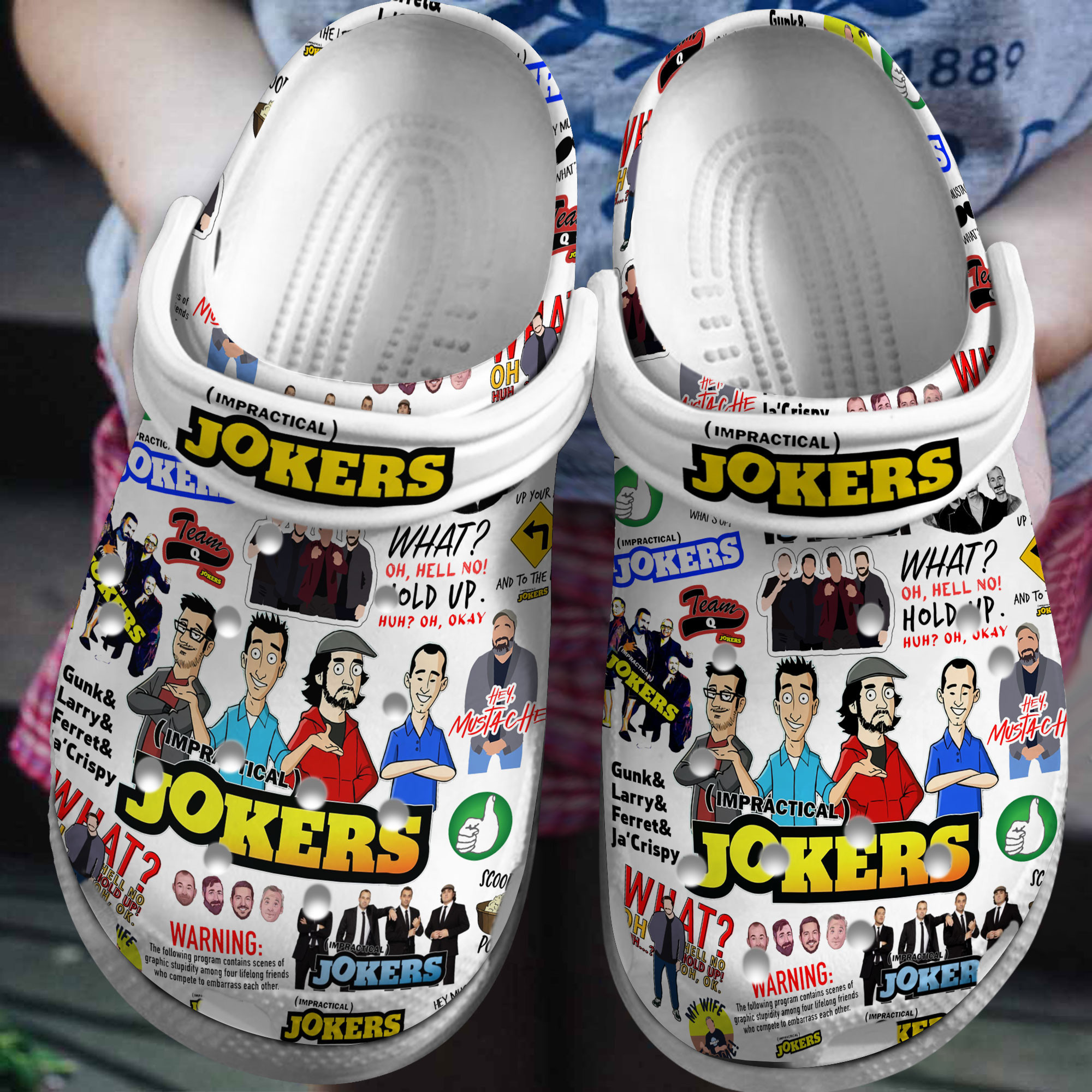 Impractical Jokers Tv Series Crocss Clogs For Men Women And Kid Azseblhq