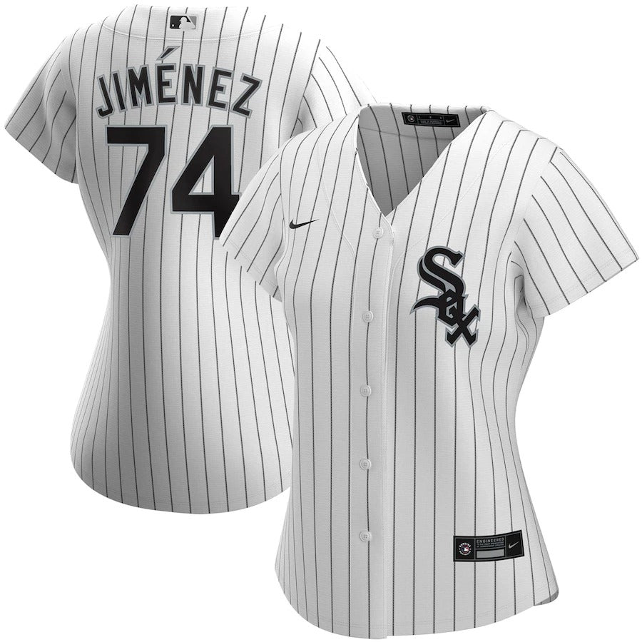 Women’S Chicago White Sox Eloy Jimenez Nike White Home Replica Player Jersey