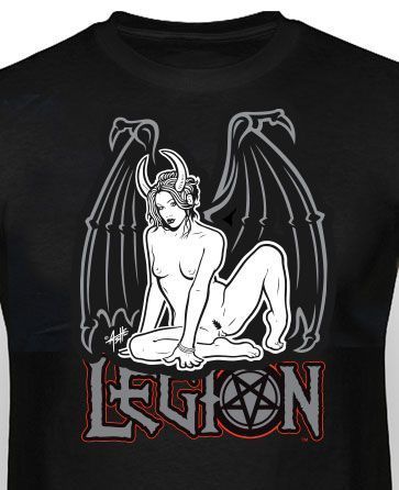 Legion Kneeling Devil Girl Shirt