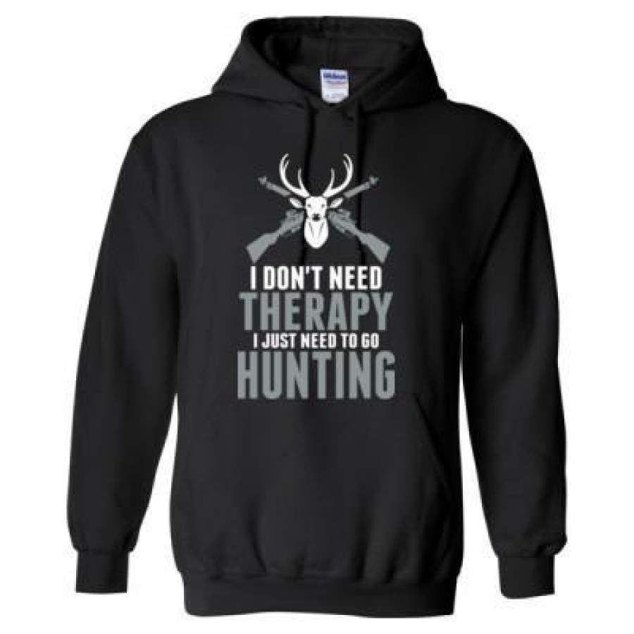 AGR I Do Not Need Therapy I Just Need To Go Hunting – Heavy Blend™ Hooded Sweatshirt