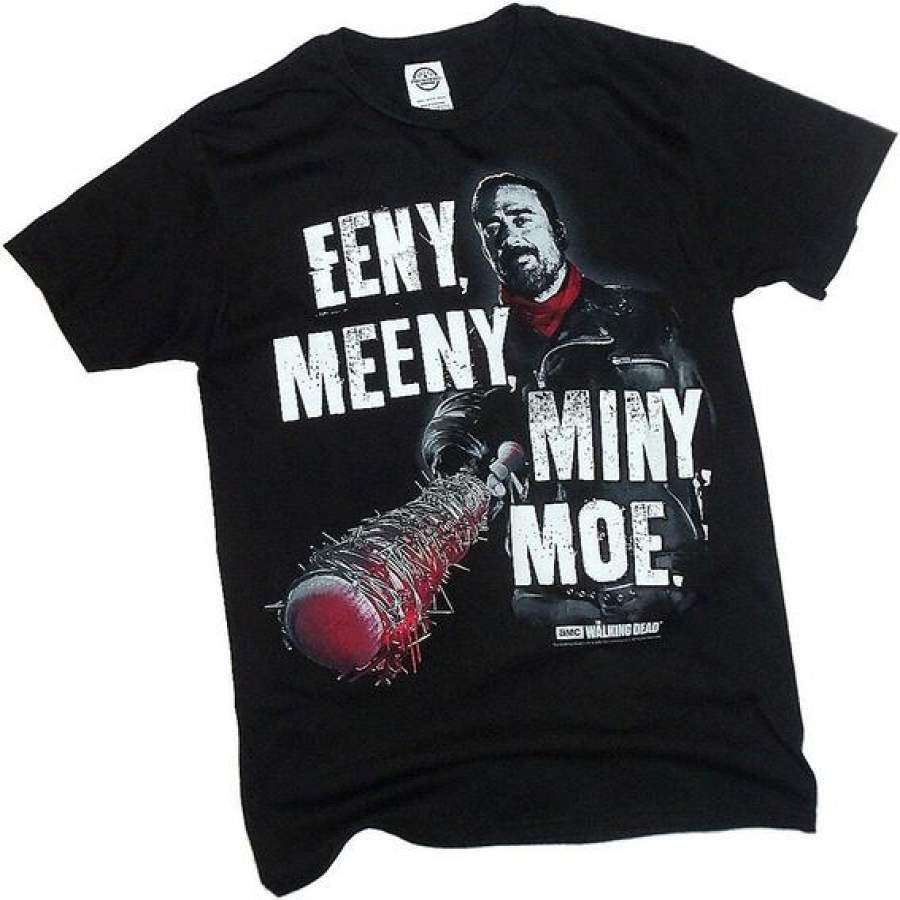 The Walking Dead Men’S Eeny Meeny Miny Moe T-Shirt