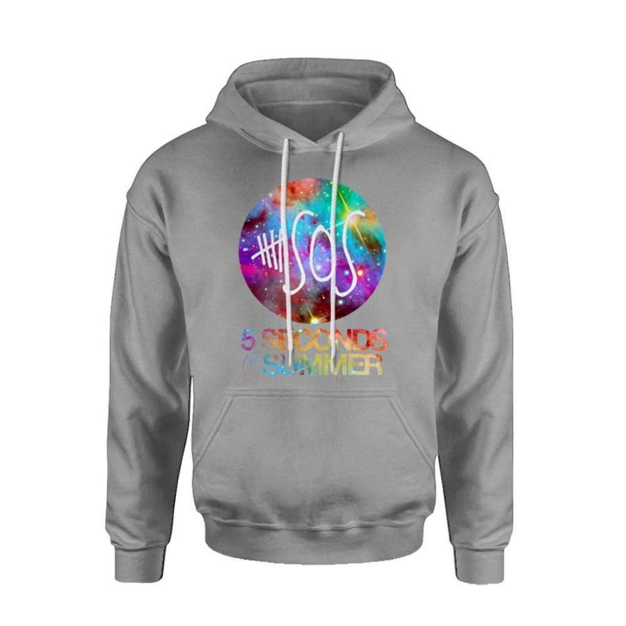 5 Sos 5 Second of Summer Galaxy Nebula Logo Hoodie