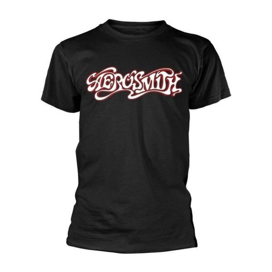 Aerosmith T Shirt Classic Band Logo Mens