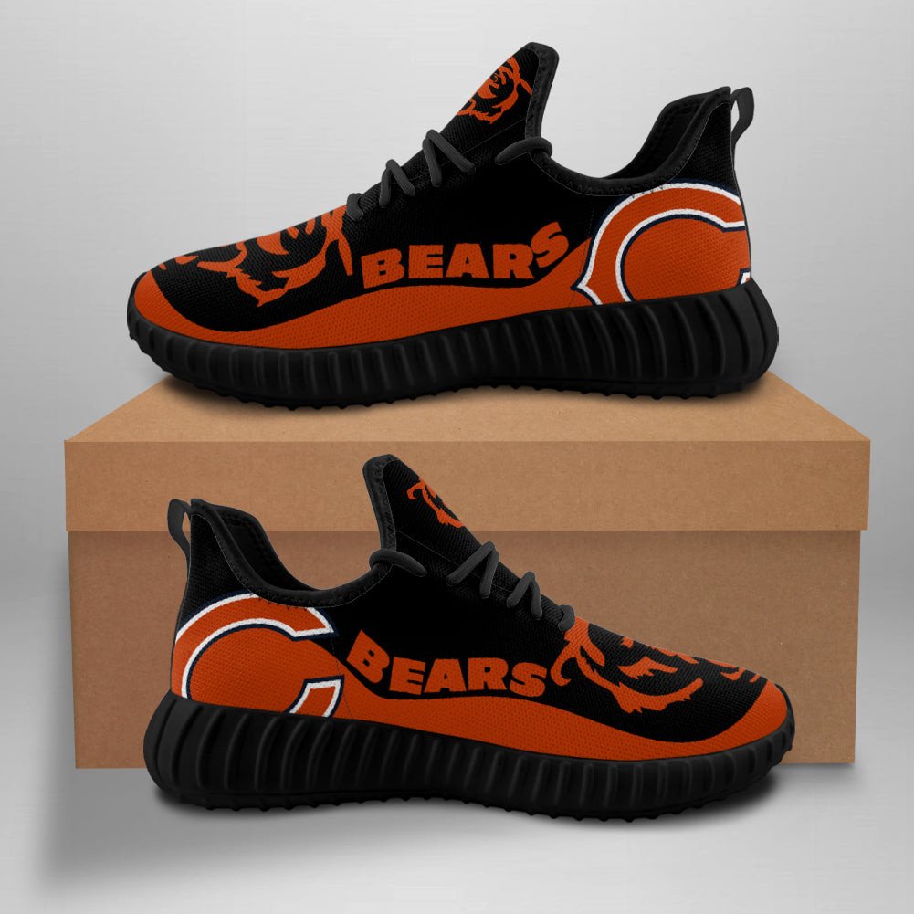 Chicago Bears Sneakers Big Logo Yeezy Shoes Art 496