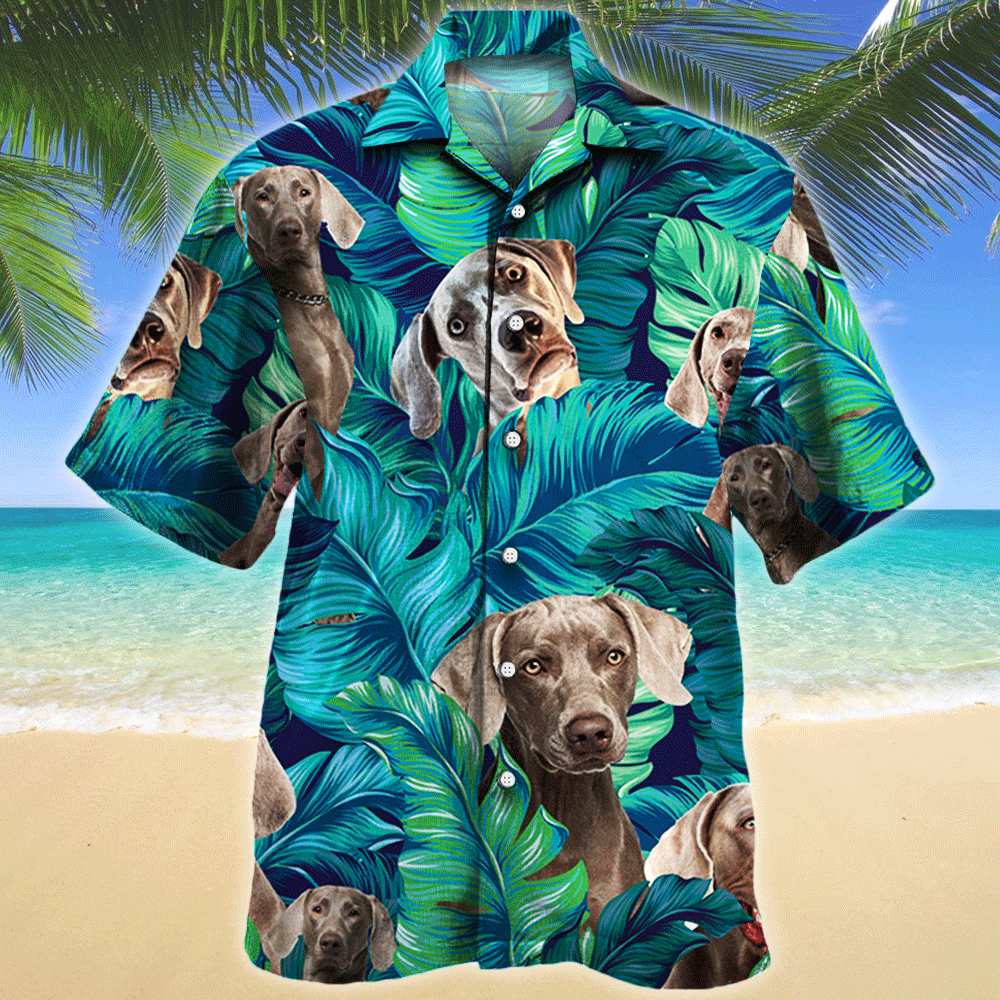 Weimaraner Dog Lovers Gift Hawaiian Shirt Ha46530