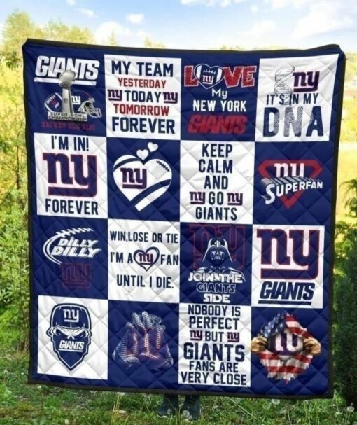 New York Giants Blanket Quilt B93