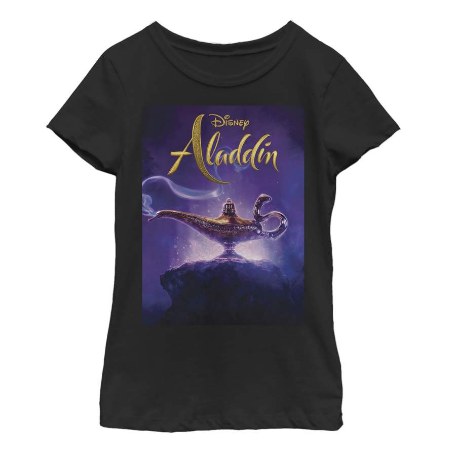 Aladdin Girl’s Movie Poster Magic  T Shirt