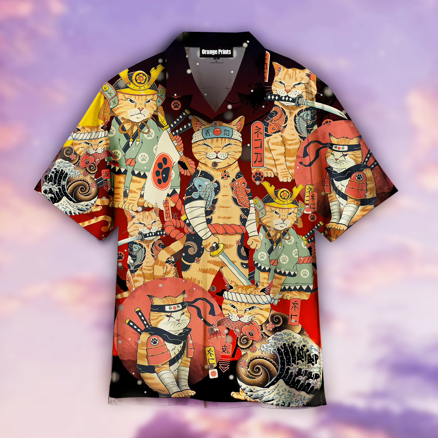 Sushi Samurai Master Cats Hawaii Shirt For Men Women Ha25152