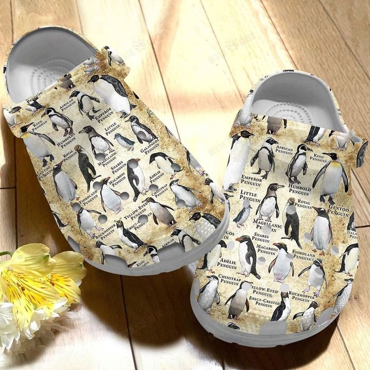 Penguins Of The World Crocs Classic Clogs Shoes