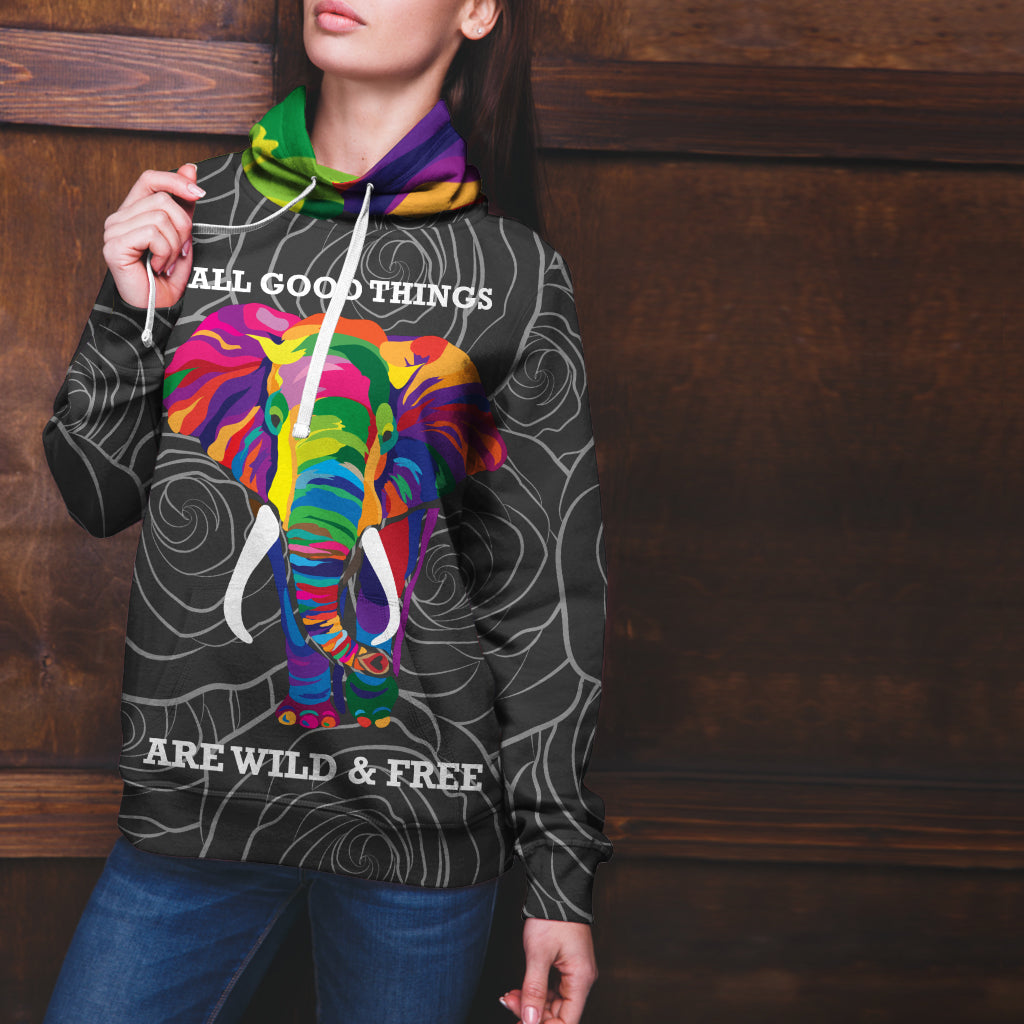 Bohemian Elephant Premium Hoodie