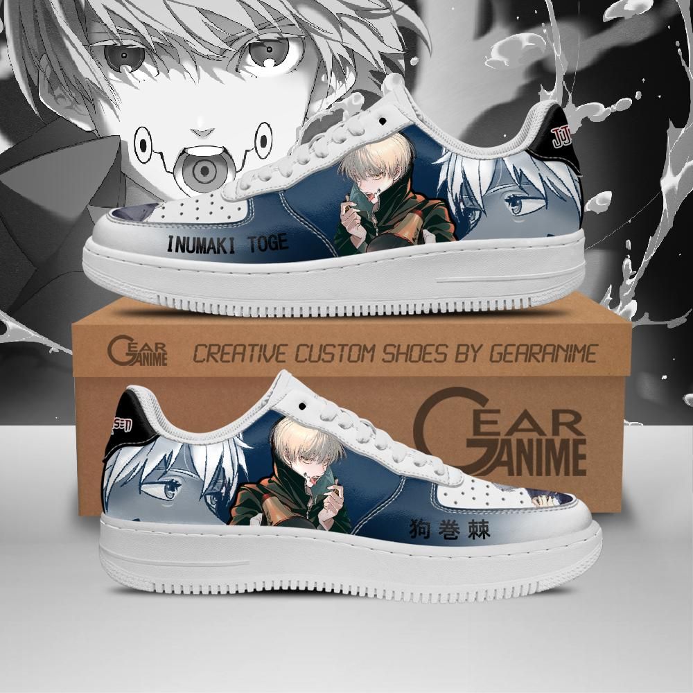 Inumaki Toge Jujutsu Kaisen Air Force Shoes Sneakers Custom Anime