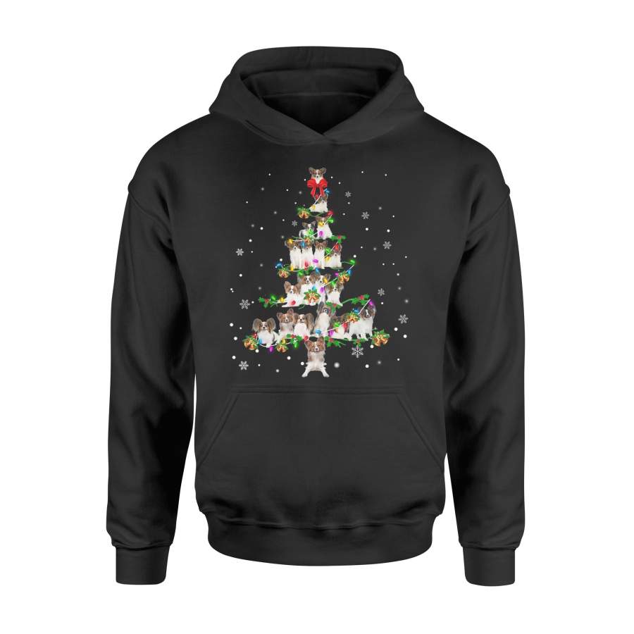 Papillon Christmas Tree X-Mas Gift Sweatshirt – Standard Hoodie