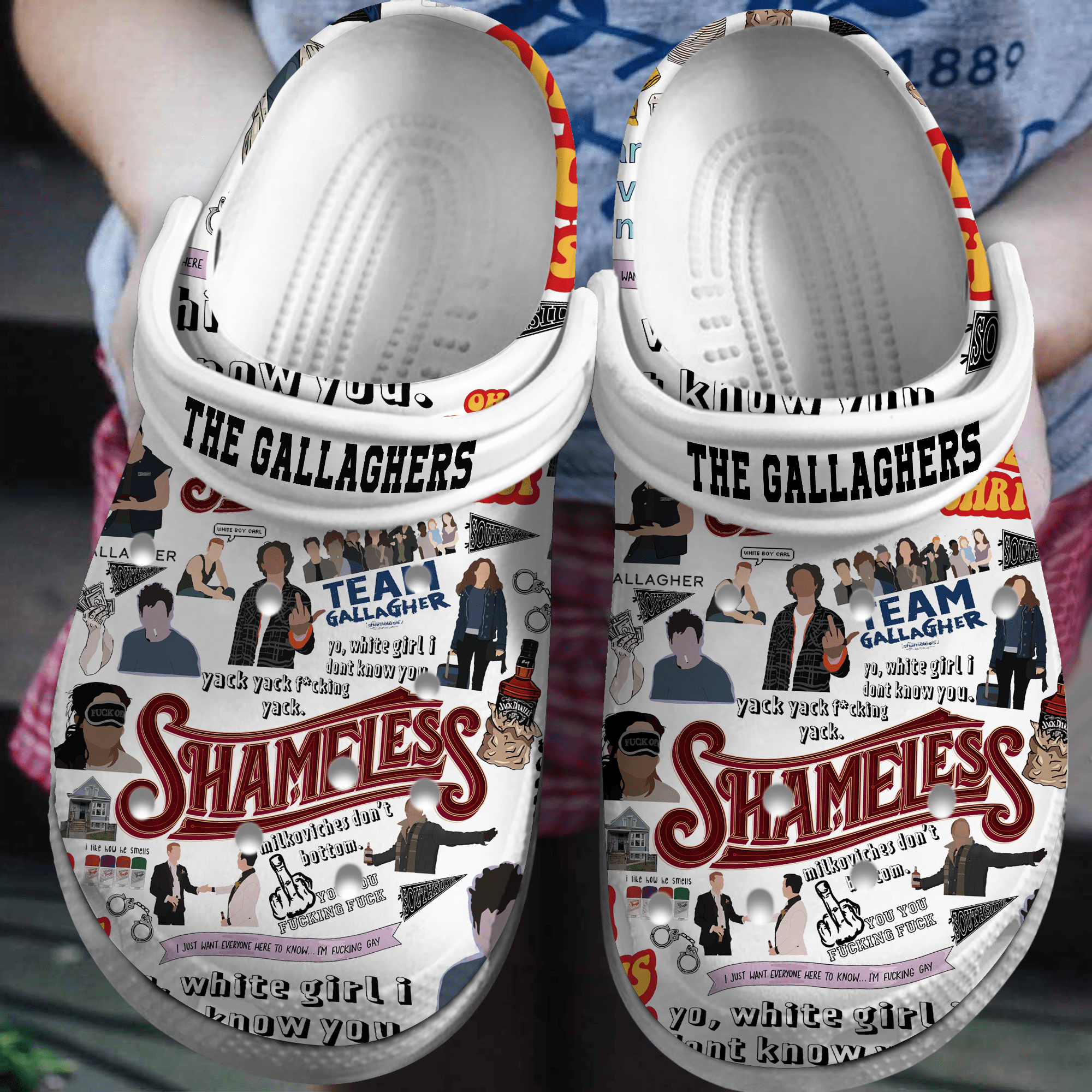 Shameless Tv Series Crocss Clogs For Men Women And Kid Bm1411-1089