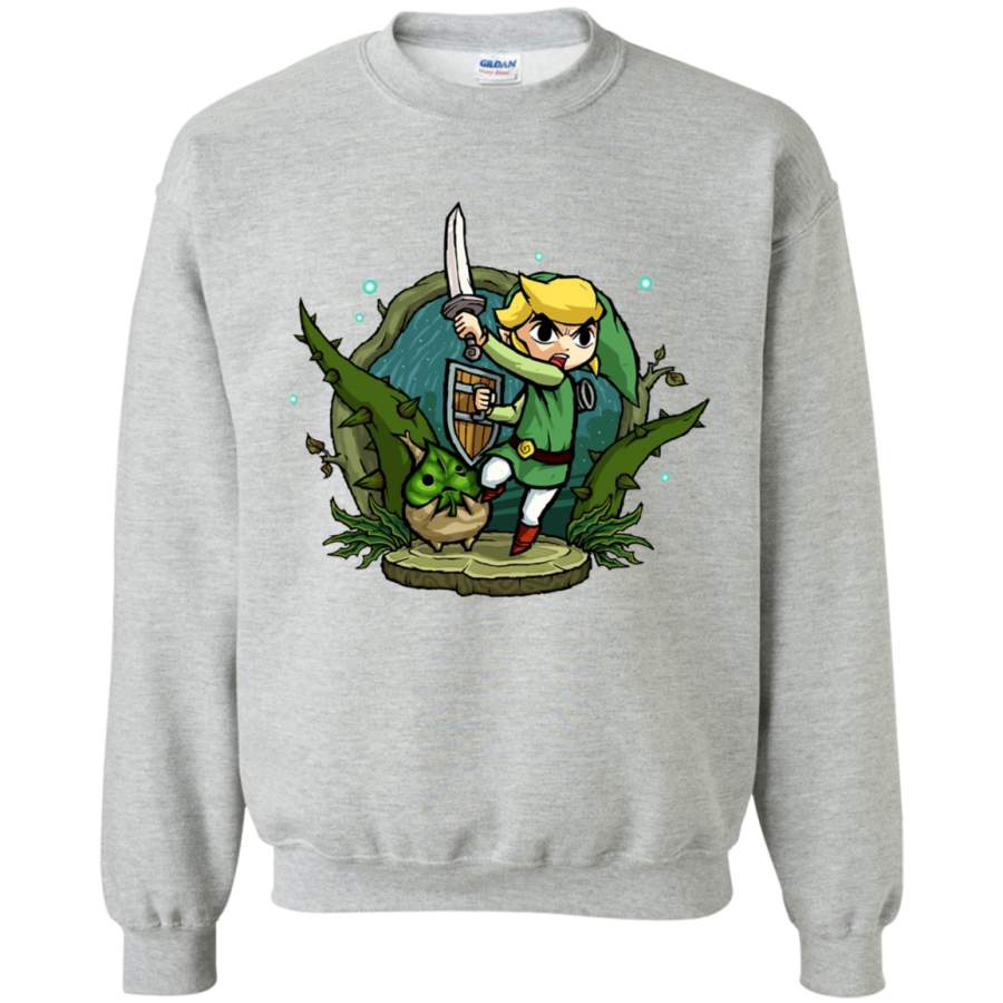 AGR Zelda Wind Waker Forbidden Woods Temple Crewneck Pullover Sweatshirt