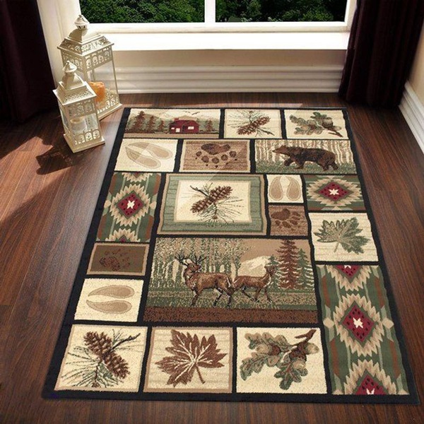 Woodland Natural Area Rug Living Room Rug Home Decor Floor Decor VH3