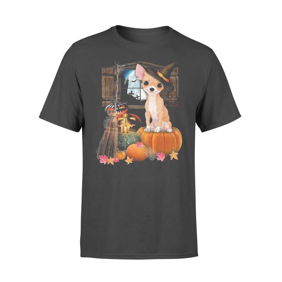 Chihuahua Witch Halloween T-shirt