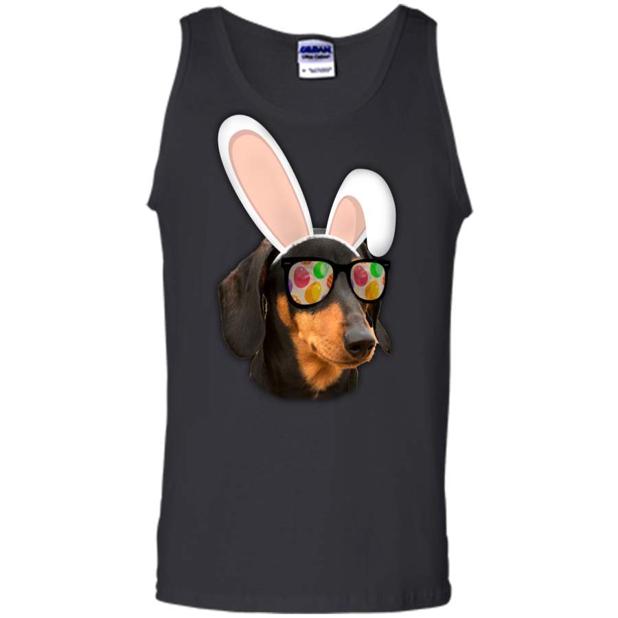 Dachshund Easter Bunny shirt Tank Top