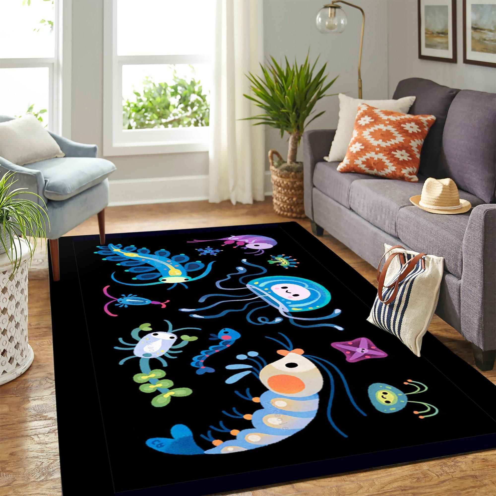 Under The Sea 1 Area Rug Geeky Carpet – home decor – Bedroom Living Room decor