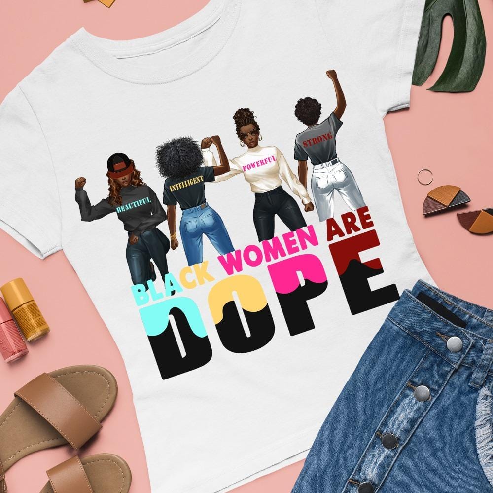 African American Shirts, Afro Black Women Are Dope Culture History Month