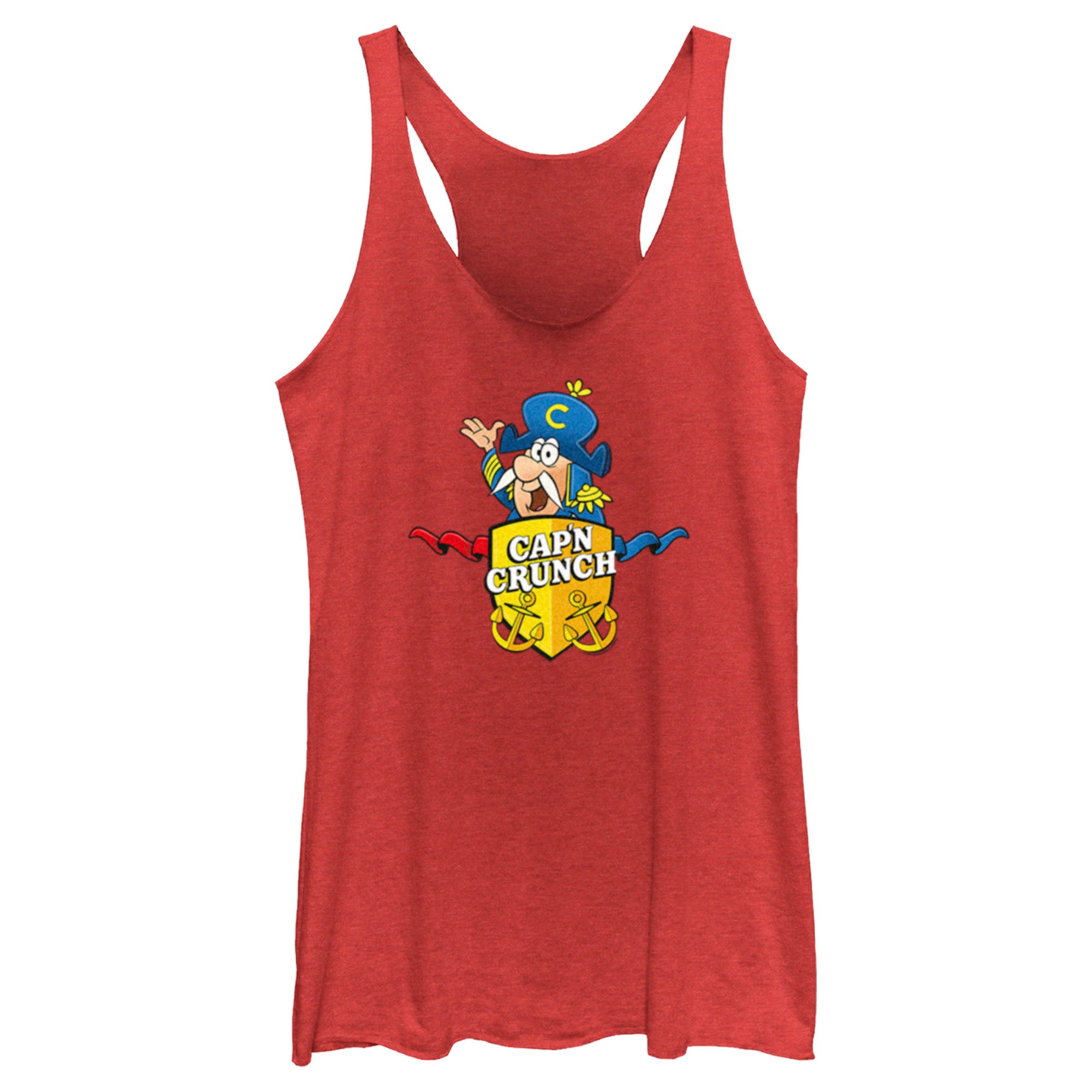 Women’S Cap’N Crunch Gold Crest Portrait Racerback Tank Top