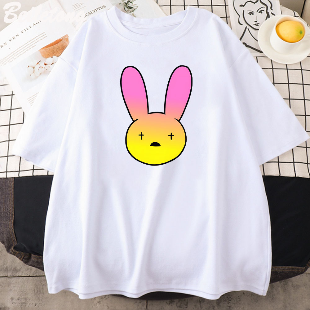 Rapper Bad Bunny Basis Classic Men Women T Shirt Cool Harajuku Tshirts Cute Funny Tshirt 2022 Summer Loose Casual O-neck Daily alx