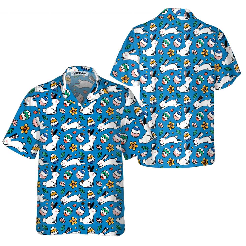 Hand Drawn Colorful Easter Pattern Hawaii Shirt For Men Women Ha69898