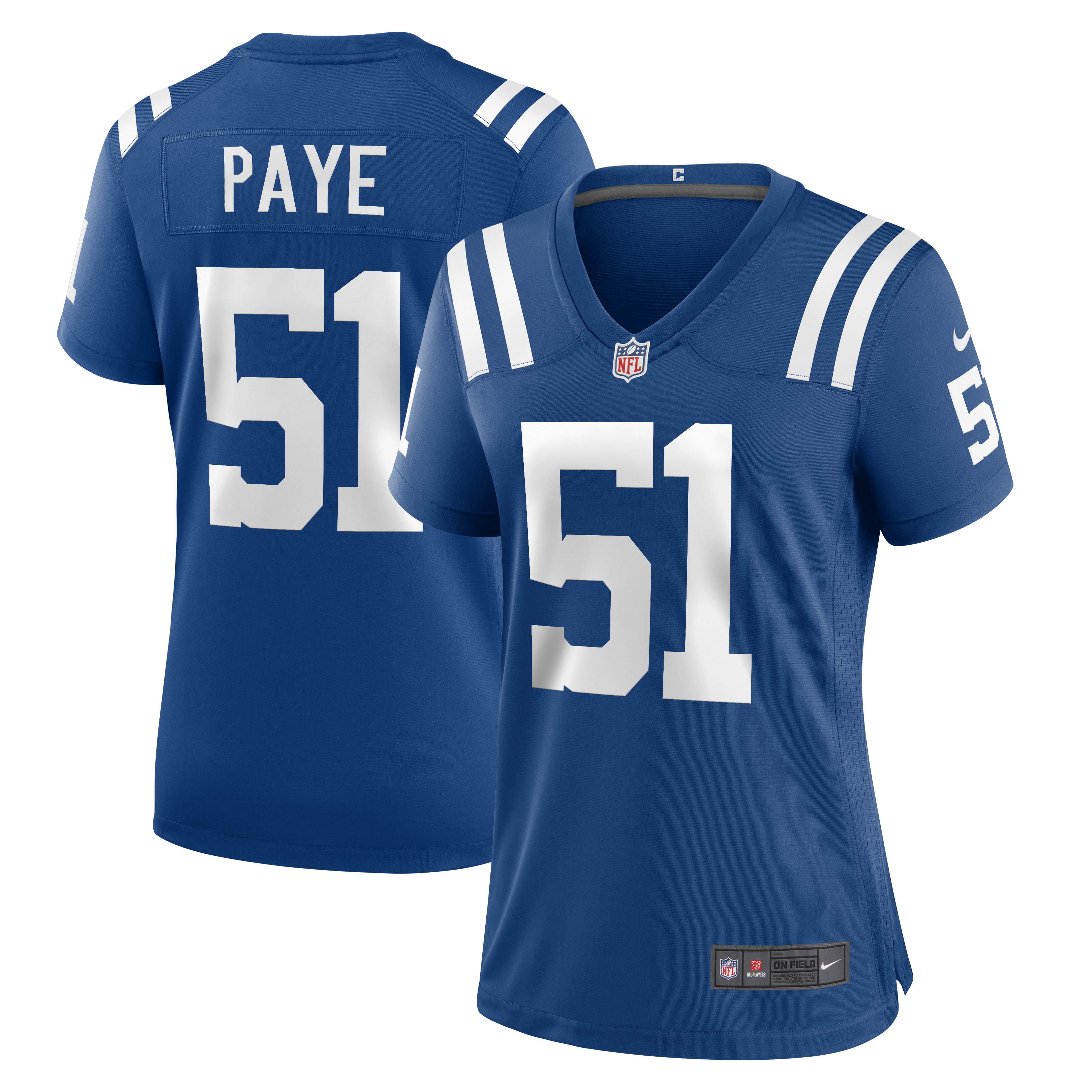 Women’s Indianapolis Colts Kwity Paye Royal Game Jersey