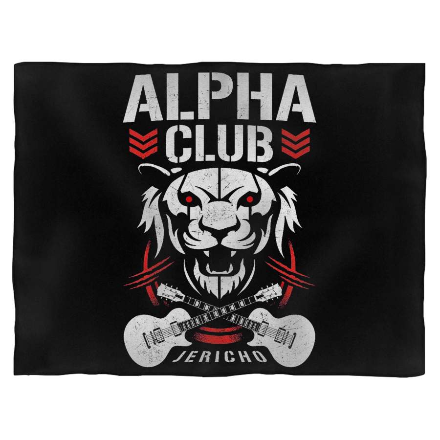 Alpha Club Chris Jericho Aew Wrestling Blanket