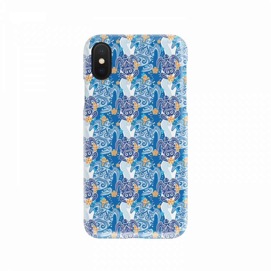 Sea Turtle Hawaii Blue Pattern Print Iphone Android Phone Cases Ha78194