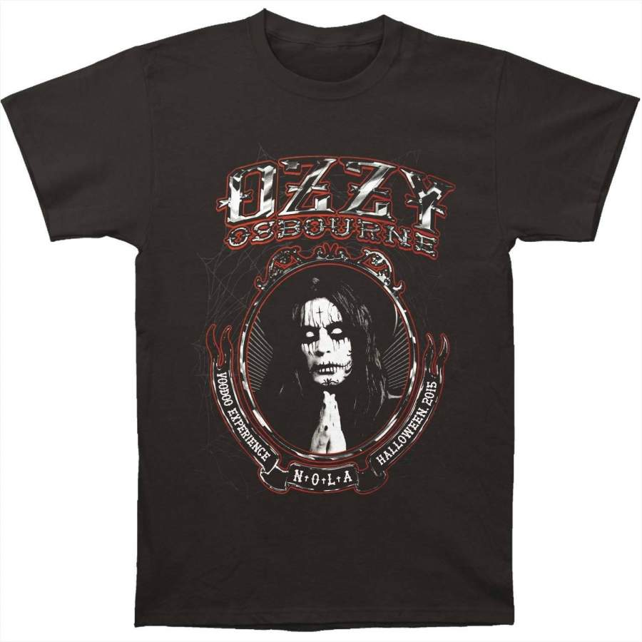 Cotton High Quality Short Sleeves Ozzy Osbourne Men’s Undead 2015 Event Black T-Shirt